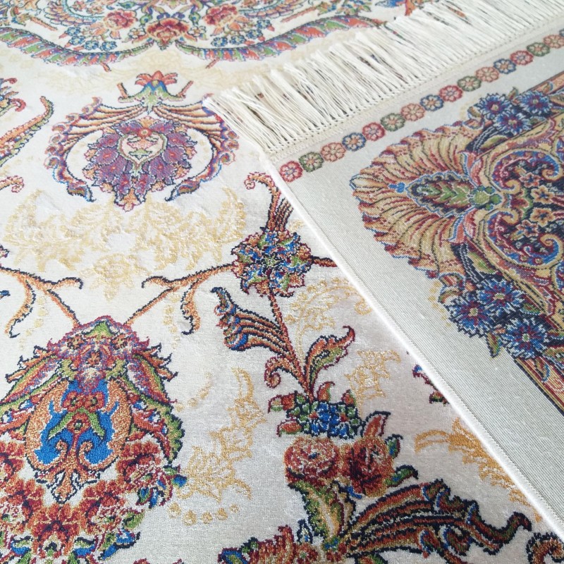 Dywan ekskluzywny QUM Silk 08 kremowy _dywanywitek_pl_6