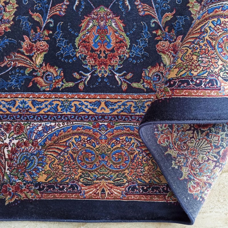 Dywan ekskluzywny QUM Silk 08 granatowy _dywanywitek_pl_5