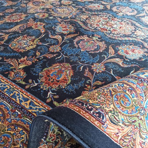 Dywan ekskluzywny QUM Silk 08 granatowy _dywanywitek_pl_7