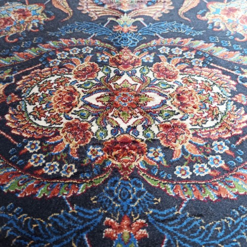 Dywan ekskluzywny QUM Silk 08 granatowy _dywanywitek_pl_9