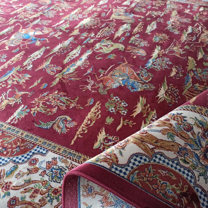 Dywan ekskluzywny QUM Silk 10 czerwony _dywanywitek_pl_7
