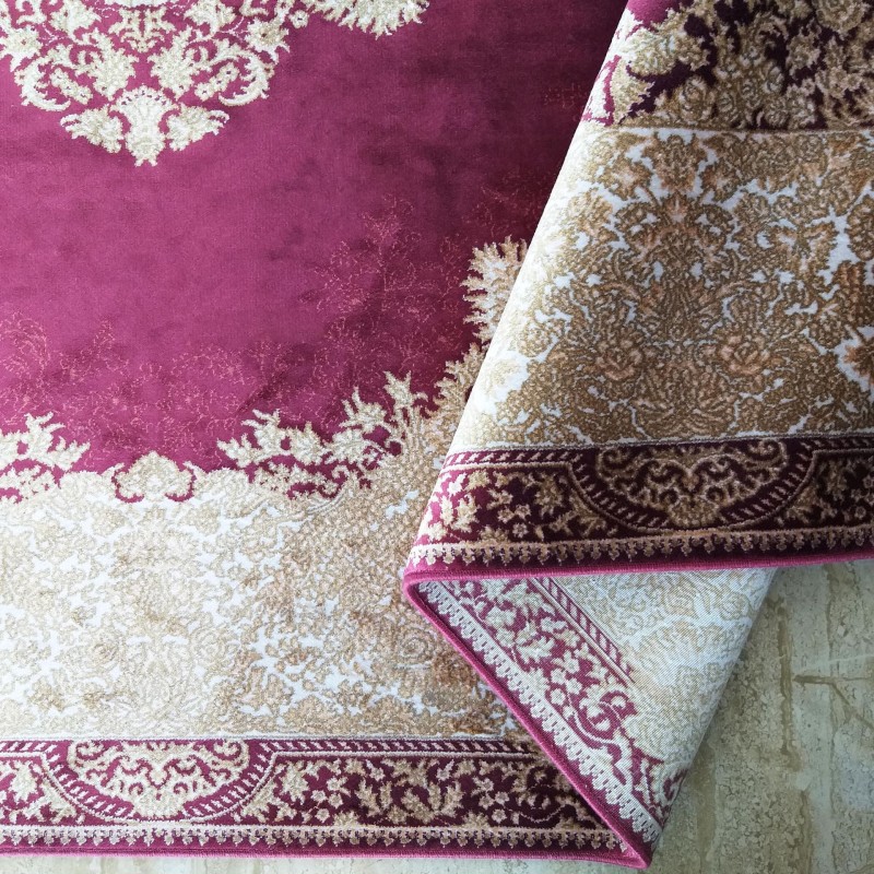 Dywan ekskluzywny QUM Silk 02 czerwony _dywanywitek_pl_5