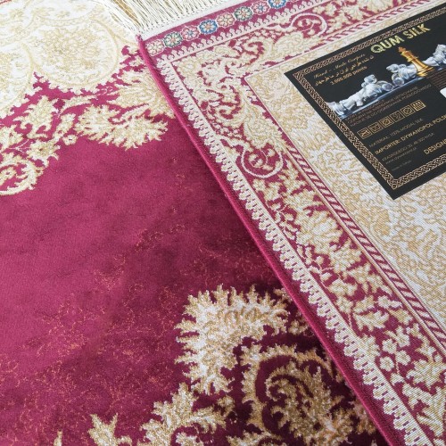 Dywan ekskluzywny QUM Silk 02 czerwony _dywanywitek_pl_7