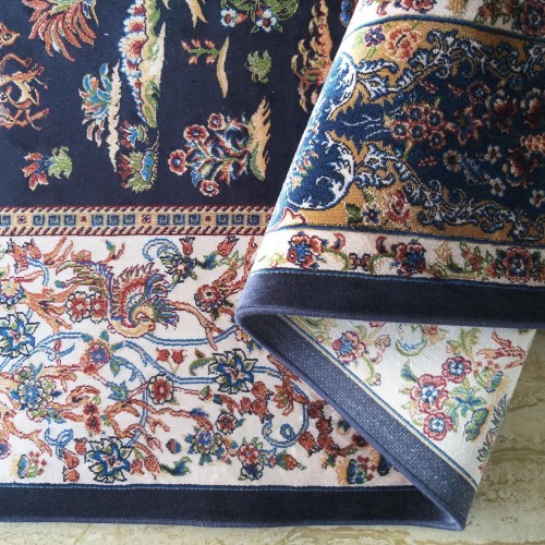 Dywan ekskluzywny QUM Silk 10 granatowy _dywanywitek_pl_5