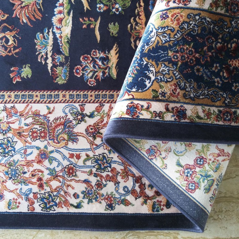 Dywan ekskluzywny QUM Silk 10 granatowy _dywanywitek_pl_5