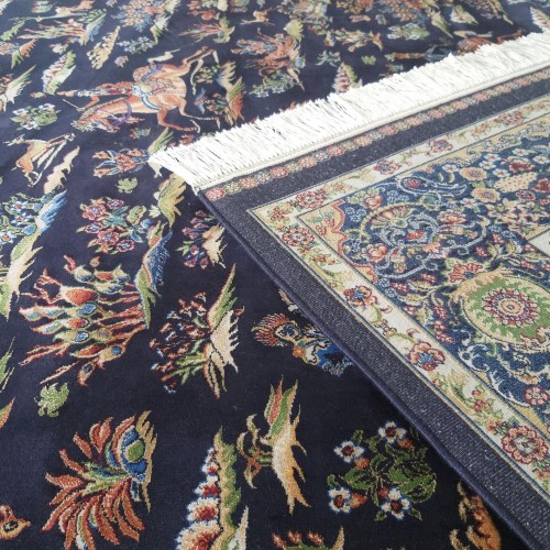 Dywan ekskluzywny QUM Silk 10 granatowy _dywanywitek_pl_6