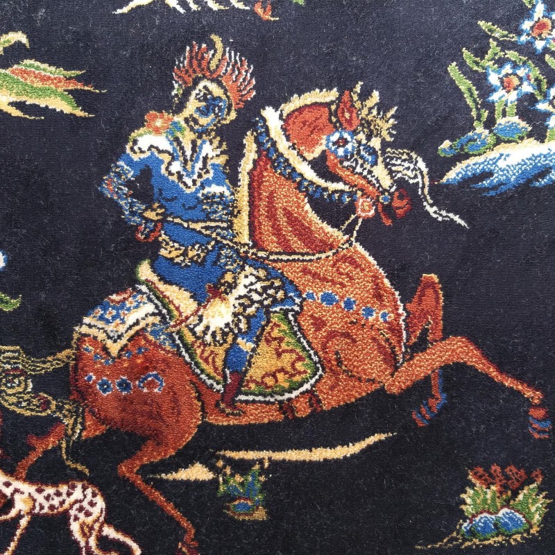 Dywan ekskluzywny QUM Silk 10 granatowy _dywanywitek_pl_10