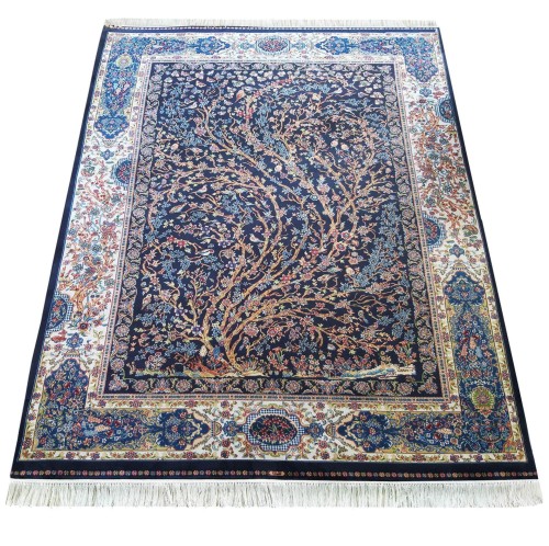 Dywan ekskluzywny QUM Silk 11 granatowy _dywanywitek_pl_3