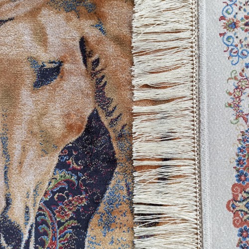 Dywan ekskluzywny QUM Silk 04 granatowy HORSE _dywanywitek_pl_4