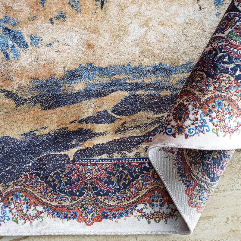 Dywan ekskluzywny QUM Silk 04 granatowy HORSE _dywanywitek_pl_5