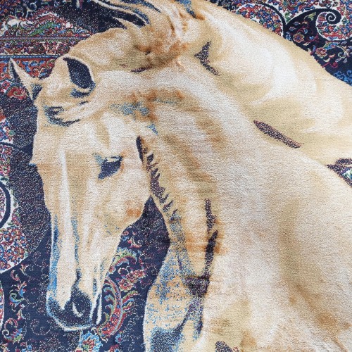 Dywan ekskluzywny QUM Silk 04 granatowy HORSE _dywanywitek_pl_11