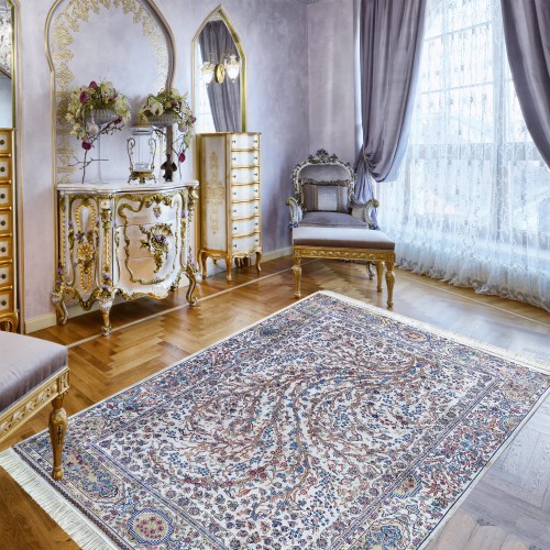 Dywan ekskluzywny QUM Silk 11 kremowy _dywanywitek_pl_2