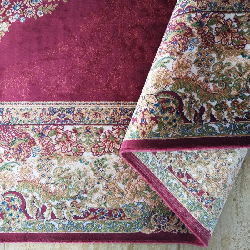 Dywan ekskluzywny QUM Silk 01 czerwony _dywanywitek_pl_5