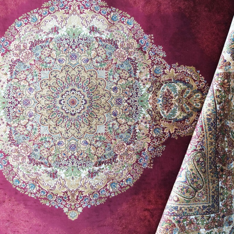 Dywan ekskluzywny QUM Silk 01 czerwony _dywanywitek_pl_7