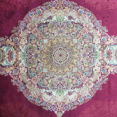 Dywan ekskluzywny QUM Silk 01 czerwony _dywanywitek_pl_10