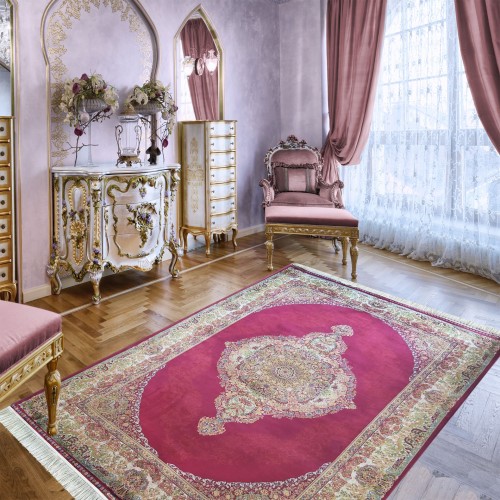 Dywan ekskluzywny QUM Silk 01 czerwony _dywanywitek_pl_2