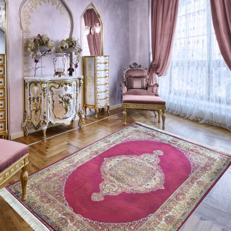 Dywan ekskluzywny QUM Silk 01 czerwony _dywanywitek_pl_2