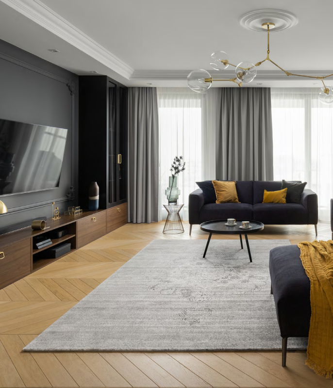 Dywan Agnella Calisia M MADISON SZARY wełniany _dywanywitek_pl_2