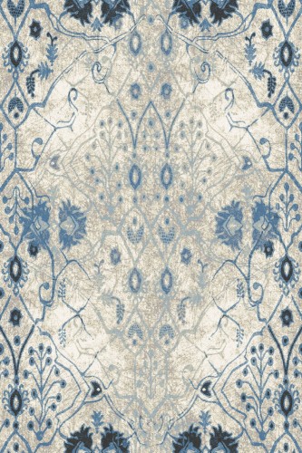 Dywan wełniany Agnella Opal Pabla niebieski (binding)