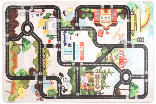 Dywan dla dzieci KIDS 574 Uliczki Drogi Miasto _dywanywitek_pl_2
