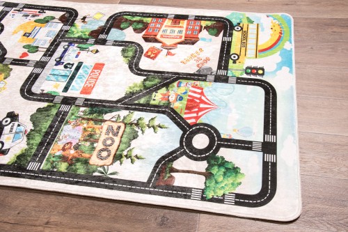 Dywan dla dzieci KIDS 574 Uliczki Drogi Miasto _dywanywitek_pl_4