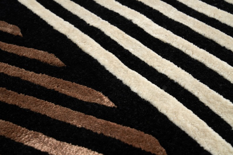 Dywan wełniany Carpet Decor Handmade Emerald gold - runo