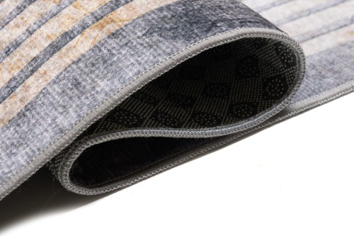 Bok szarego dywanu vintage 29870 Print Toscana