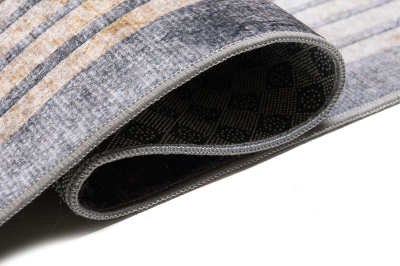 Bok szarego dywanu vintage 29870 Print Toscana