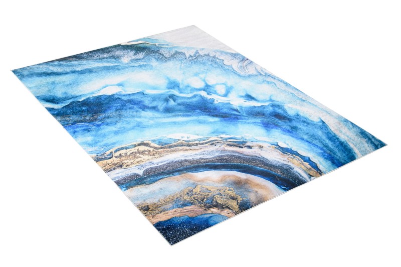 Rzut z boku na dywan abstrakcyjny 38650 Print Toscana