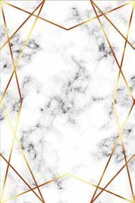 Dywan marmur ze złotym 23090 PRINT TOSCANA