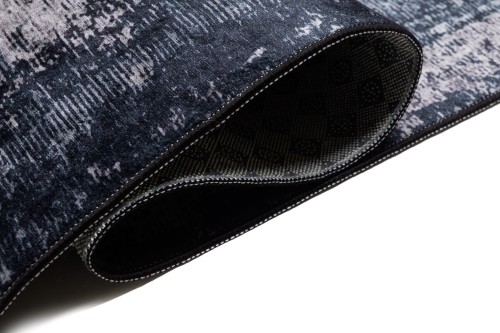 Bok szarego dywanu vintage 23670 Print Toscana