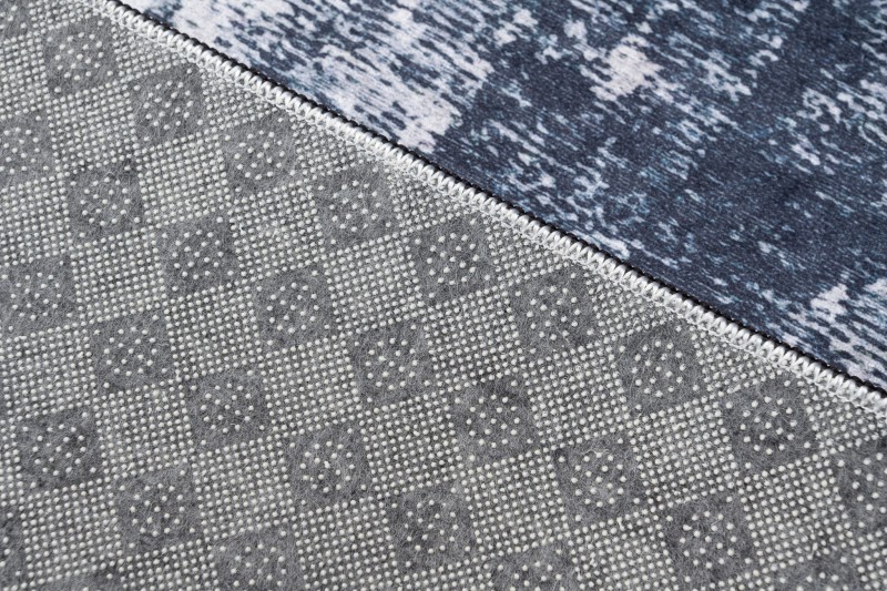 Antypoślizgowy spód szarego dywanu vintage 23670 Print Toscana