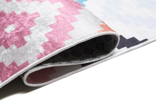 Bok dywanu marokańska krata 80061 Print Toscana