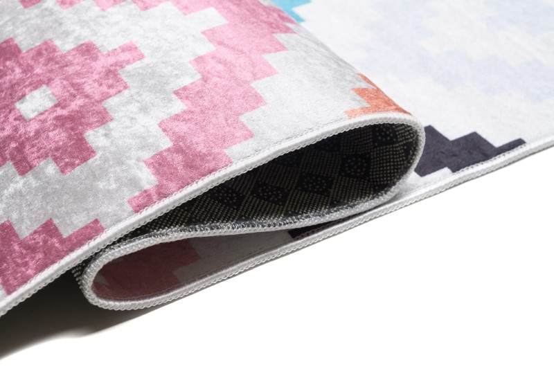 Bok dywanu marokańska krata 80061 Print Toscana