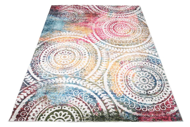 Rzut ukośny dywanu etno 43870 Print Toscana