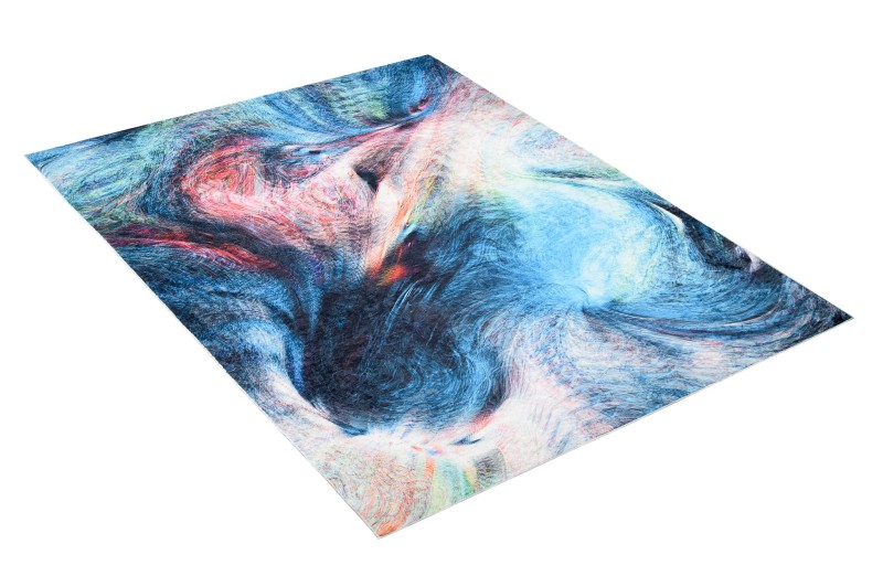 Rzut z boku na dywan nowoczesny abstrakcja 36510 Print Toscana