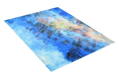 Rzut z boku na dywan abstrakcyjny 36520 Print Toscana