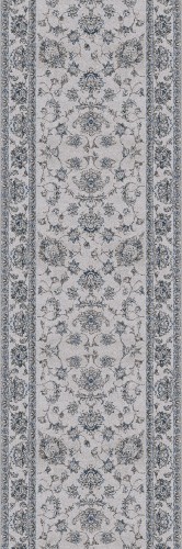 chodnik wełniany na metry Agnella Isfahan Tribas kolor szary