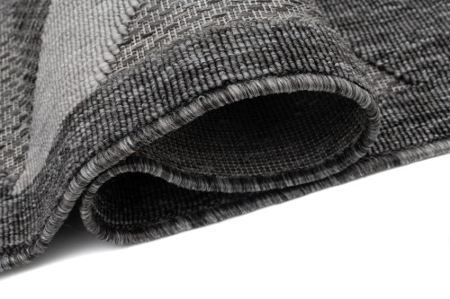 Bok szarego dywanu 3d geometrycznego Cansas FG40A