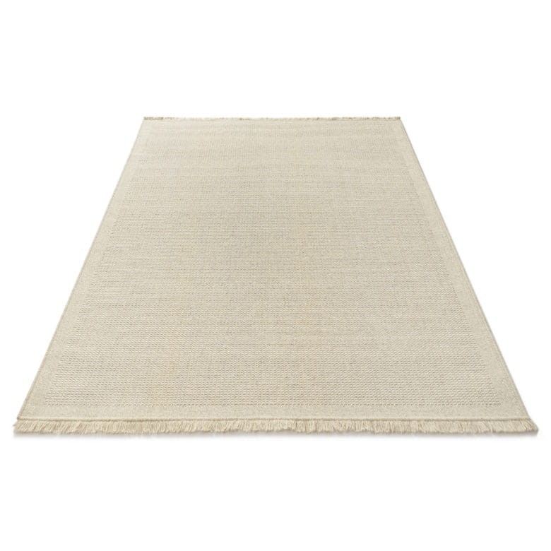 Dywan wełniany Lana/Dune 89861-69400 kratka z frędzlami ivory kremowy _dywanywitek_pl_4