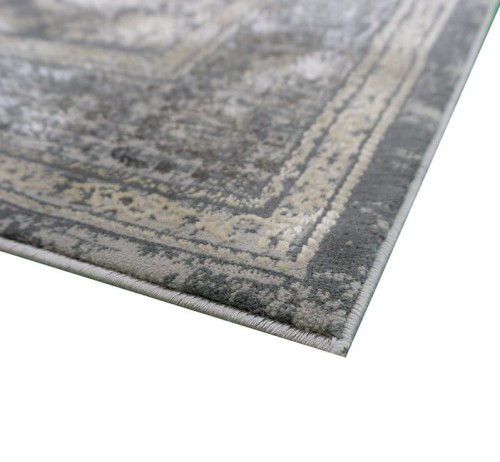 Detal szarego dywanu tadycyjnego Allianz 6301