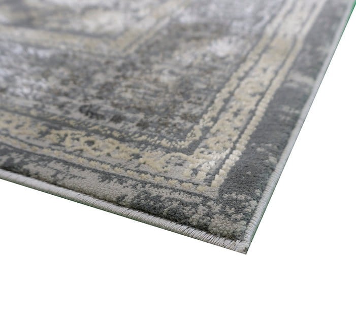 Detal szarego dywanu tadycyjnego Allianz 6301