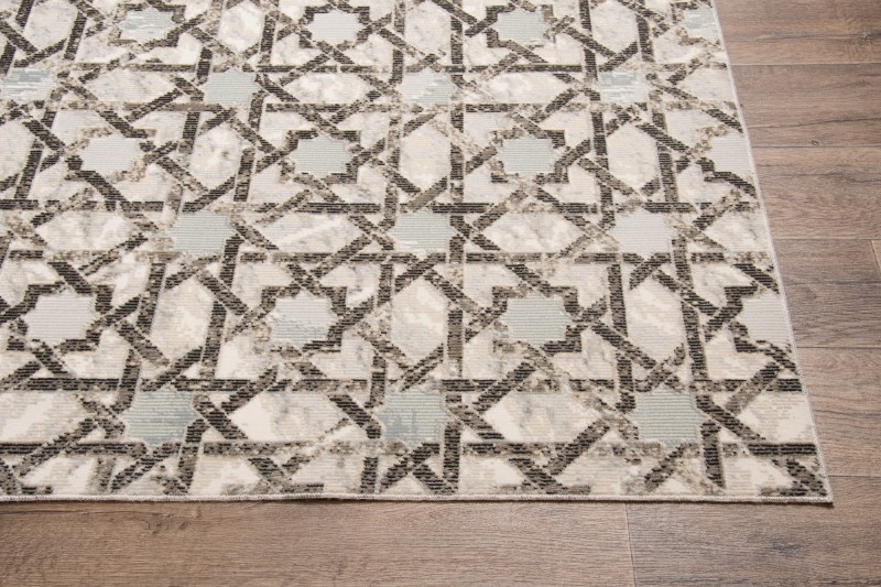 Dywan ANEMON 3495A niebiesko-beżowy _dywanywitek_pl_6