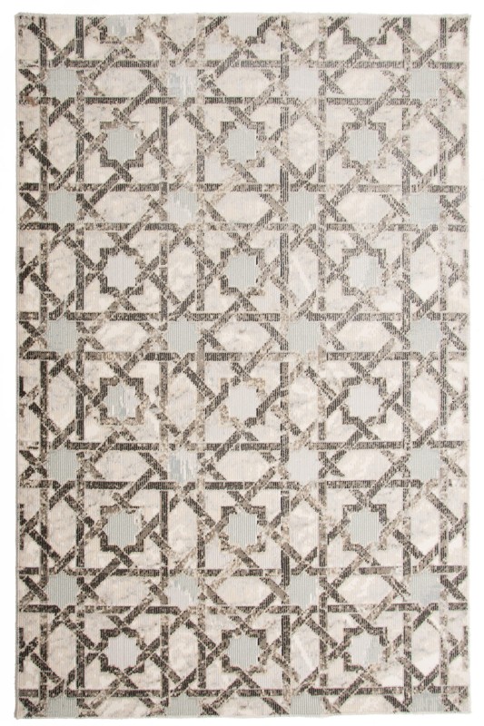 Dywan ANEMON 3495A niebiesko-beżowy _dywanywitek_pl_