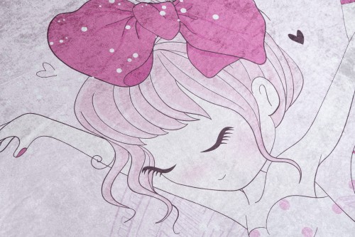 Dywan dla dziewczynki różowa baletnica 41970 PRINT EMMA_dywanywitek_pl_5