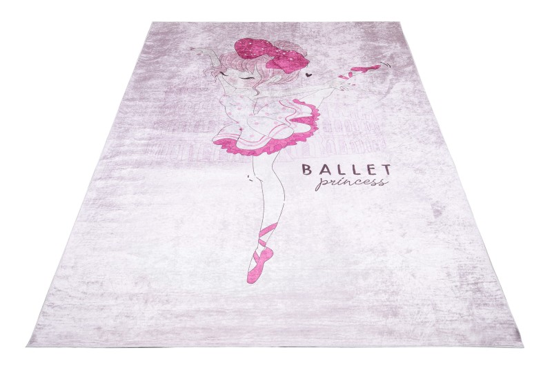 Dywan dla dziewczynki różowa baletnica 41970 PRINT EMMA_dywanywitek_pl_3