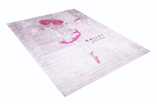 Dywan dla dziewczynki różowa baletnica 41970 PRINT EMMA_dywanywitek_pl_4