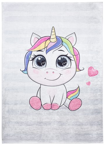 Dywan dla dziewczynki jednorożec 2736 PRINT EMMA_dywanywitek_pl_