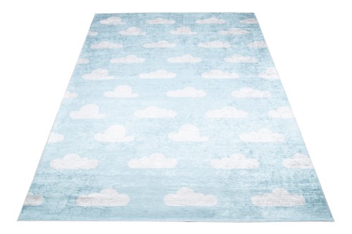 Dywan chmurki niebieski  2469 PRINT EMMA_dywanywitek_pl_2