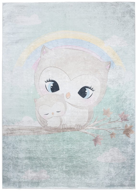Dywan dziecięcy sowa 2316 PRINT EMMA_dywanywitek_pl_
